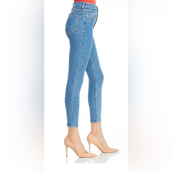 Rag & Bone Nina High Rise Ankle Skinny Jeans Denim Button Fly Size 30 Inseam 26 - Picture 4 of 16